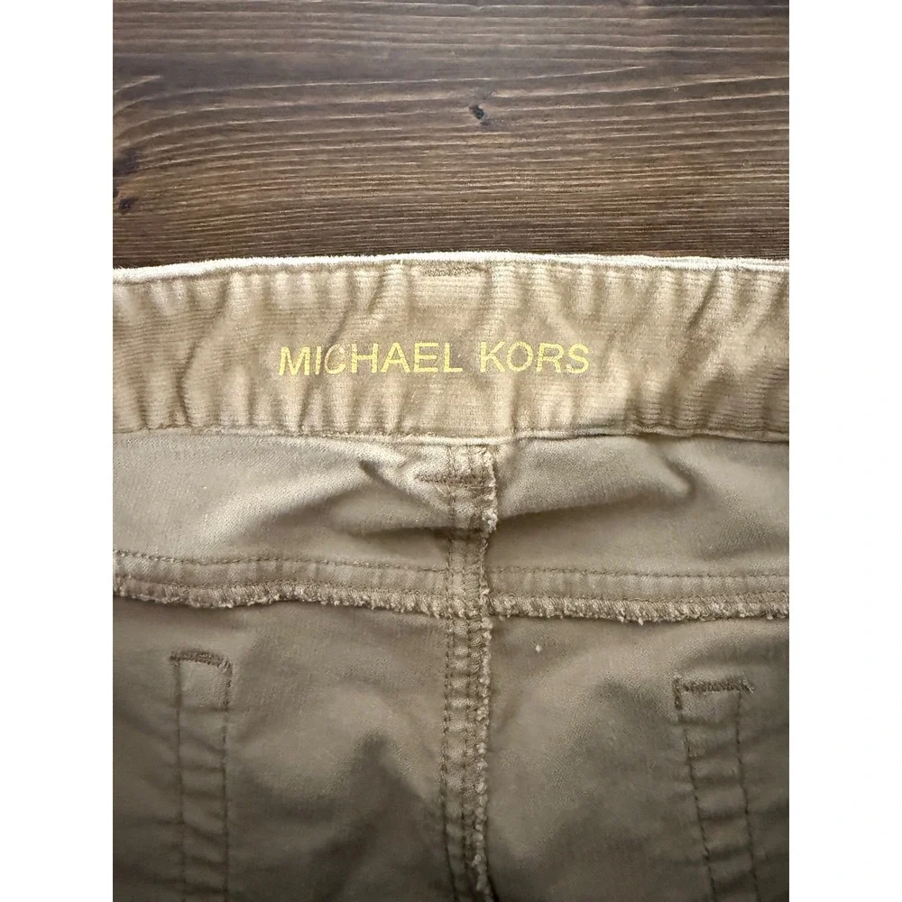 Michael Kors Skinny‎ Corduroy Pants Tan Women's Size 10
